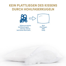 Schlafmond Lilly Kopfkissen 80x80 cm