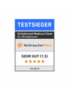 Schlafmond Medicus Clean Kopfkissen 80x80 cm (B-WARE)