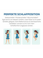 Schlafmond Medicus Clean Kopfkissen 80x80 cm (B-WARE)