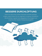 Schlafmond Medicus Clean Kopfkissen 80x80 cm (B-WARE)