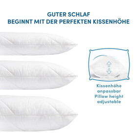 Schlafmond Medicus Clean Kopfkissen 80x80 cm