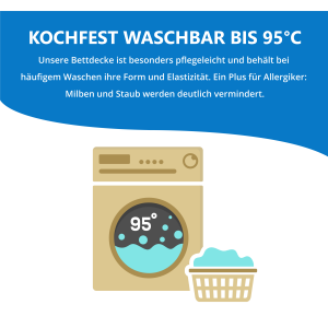 Schlafmond Medicus Clean Allergiker Sommerdecke 135x200 cm